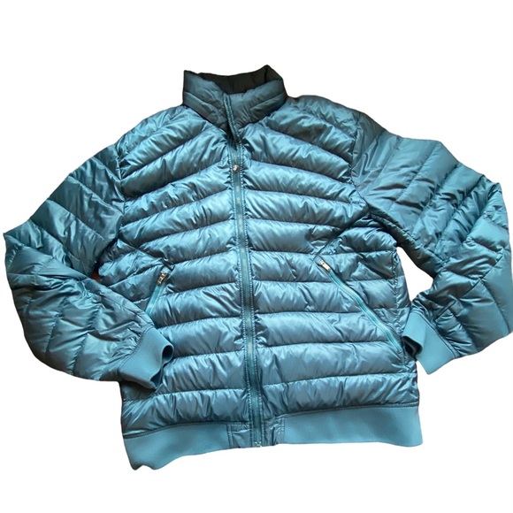 Lululemon Men's Teal Down Puffer Jacket Size Large - Picture 3 of 12